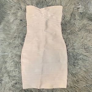 Strapless bandage dress